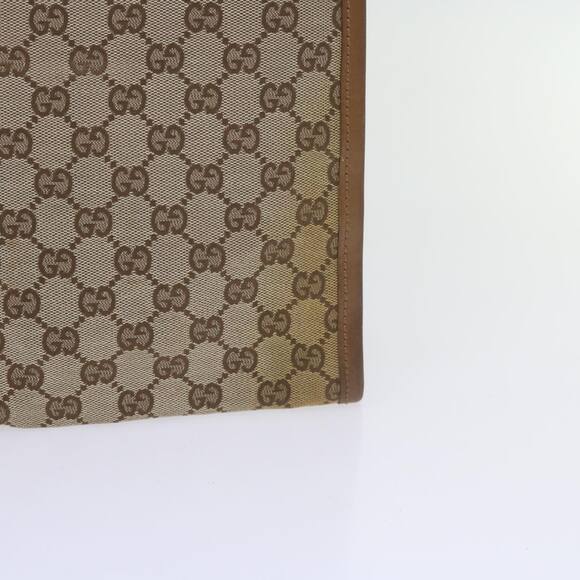 GUCCI GG Canvas Shoulder Bag Beige - Picture 4 of 12